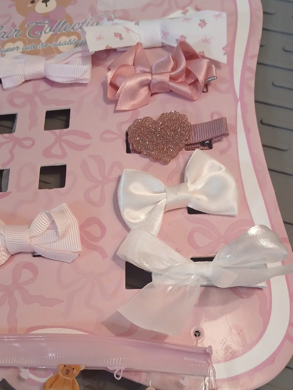 CAPELLI OF NEW YORK, Baby Hair Acessory Set. BOW/CLIPS
